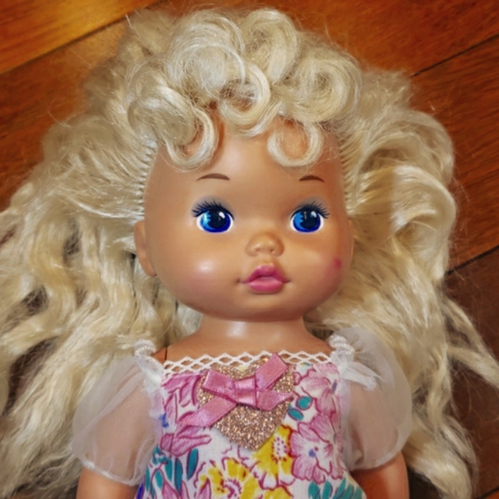 Vintage 1988 Doll Lil Miss Magic Hair, Magic Touch. Original Clothes And Shoes - Picture 2 of 14